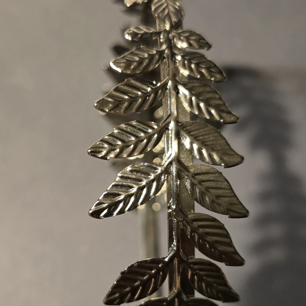 Silver Leaf Headband Laurel Wreath Hair Accessory Crown